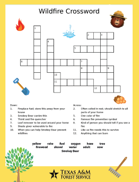 Wildfire Crossword Puzzle